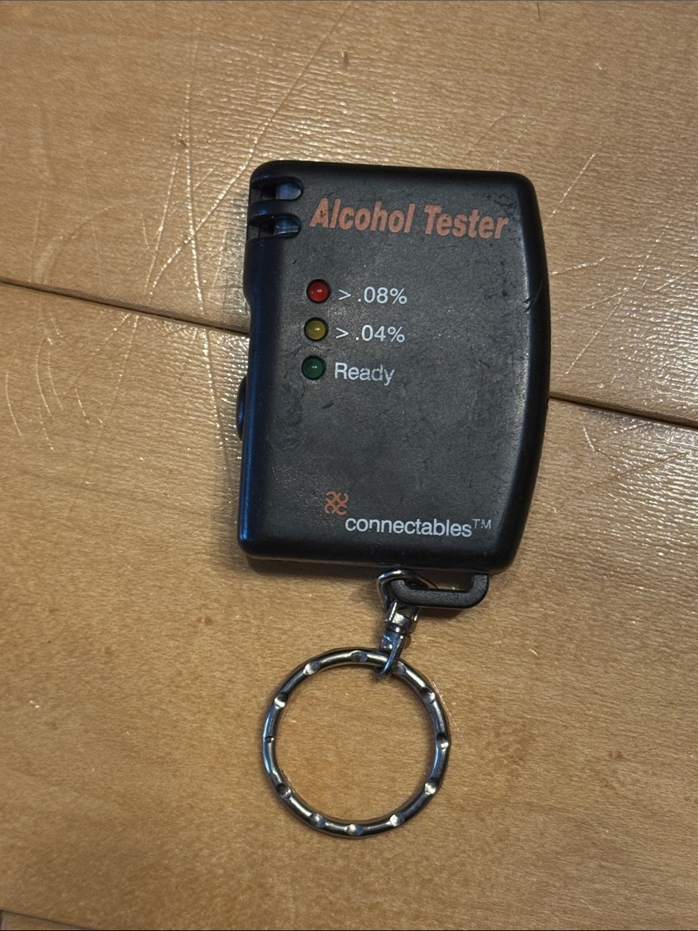 Connectables Alcohol Tester Keychain - Fun Gag Gift